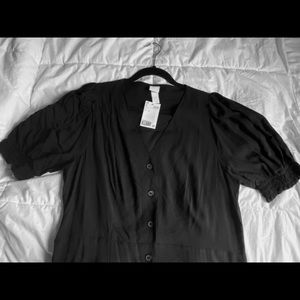 H&M NWT black dress Size L